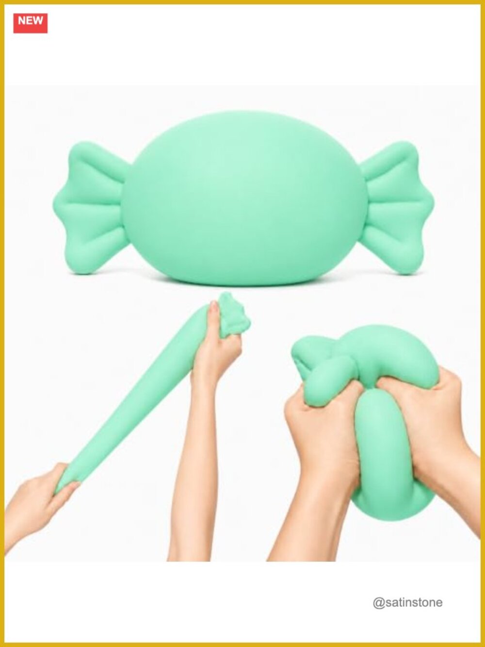 Jumbo 10-Inch Candy Squishy Toy Slow Rise Fidget Stress Relief Sensory for Kids